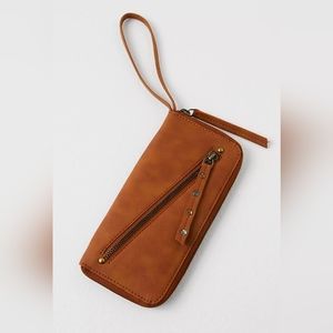 NWT Free People Distressed Vegan Wallet
